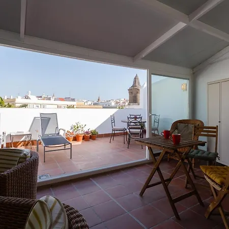 Atico-solarium Hall By Cadiz4rentals 아파트